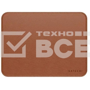 Коврик для мыши из веганской кожи Satechi Vegan-Leather Premium Desk Mat, коричневый