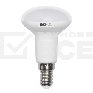 Лампа светодиодная JazzWay PLED-SP R50 7Вт 3000К теплый белый E14 540лм 230В