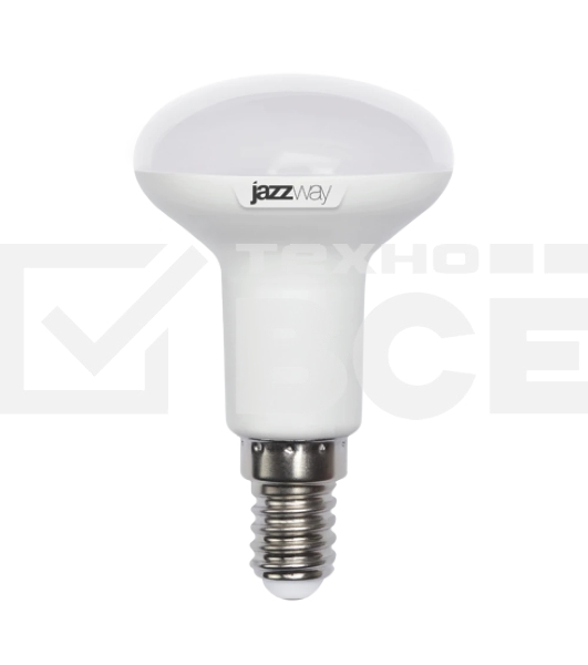 Лампа светодиодная JazzWay PLED-SP R50 7Вт 3000К теплый белый E14 540лм 230В