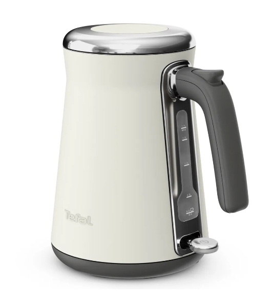 Электрочайник Tefal KI666AE0 молочный, 1.7 л, 2400 Вт, скрытый нагревательный элемент