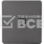 Розетка телевизионная Kranz ROUND TV с/у титан, фото 1