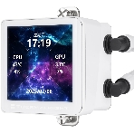 Система жидкостного охлаждения Thermalright Frozen Vision 360 V2 (360мм, LED, White, ARGB/Fans: 3x120мм, 69CFM, 27dBA, 2150RPM/Pump height 60мм, 23dBA, 3000RPM, Rad thickness 27мм/S: 1700, 1200, 1851, 115X, 2011, 2066, AM5, AM4), фото8