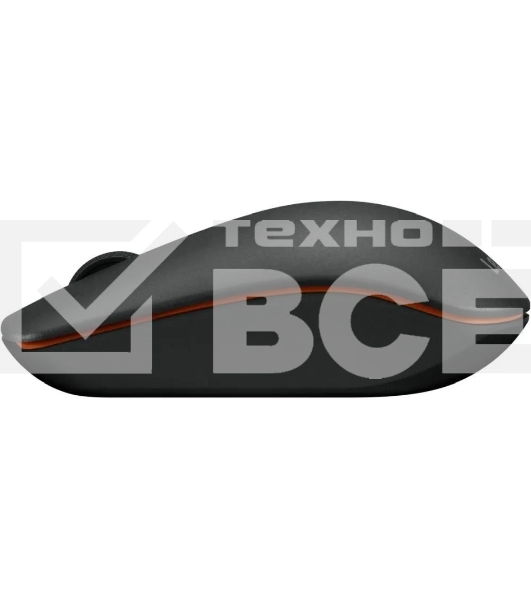 Мышь беспроводная Lenovo 400 черный, 1200 dpi, радиоканал, USB, кнопки - 3