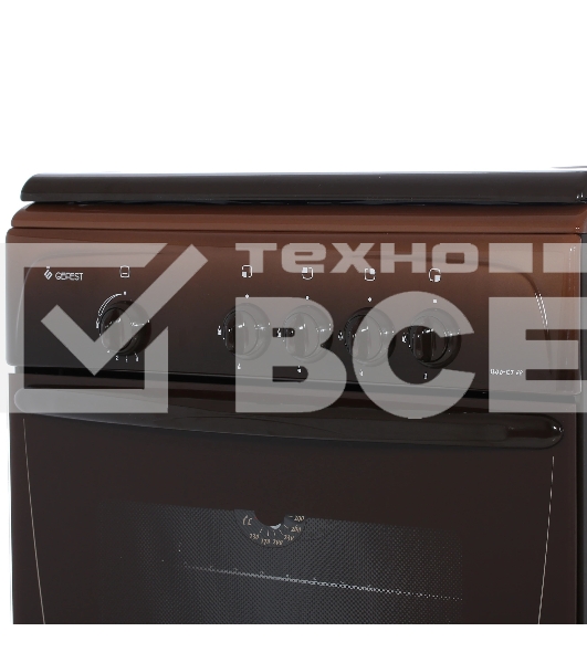 Плита газовая Gefest ПГ 1200-С7 К89 коричневый, конфорок 4 шт, духовка 63 л, 60 см x 85 см x 60 см