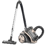 Пылесос Eurostek EVC-3002 черный/бежевый, 400/2200 Вт, уборка сухая, пылесборник контейнер 2.5 л, фото 1