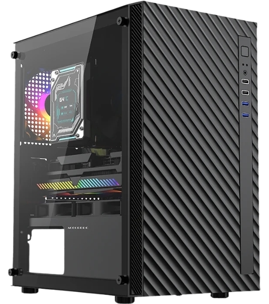 Корпус ACCORD ACC-508, Mini-Tower, чёрный