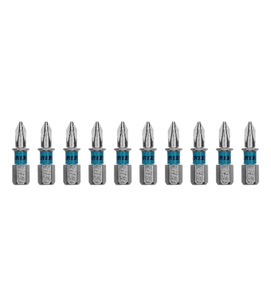 Бита Gross PH1х25мм, сталь S2, шестигр., 10 шт.