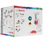 Мясорубка электрическая Bosch MFW2514W белый, 1500 Вт, 1.7 кг/мин, защита от перегрузки, насадки - 3, фото5