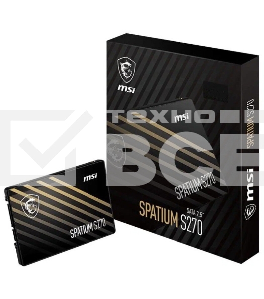 Накопитель SSD MSI SPATIUM S270, 240GB, 2.5
