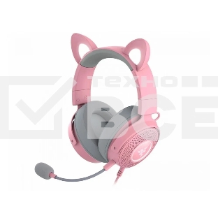 Гарнитура проводная Razer Kraken Kitty V2 Pro quartz (USB ) (RZ04-04510200-R3M1)