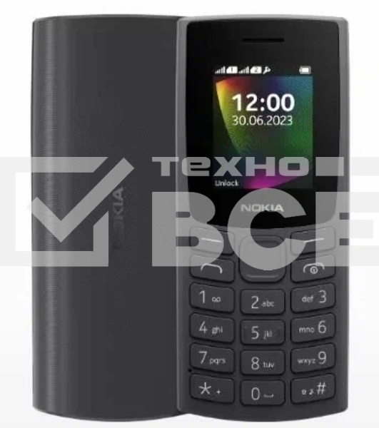 Мобильный телефон Nokia 106 TA-1564 DS CHARCOAL  4/4Mb черный