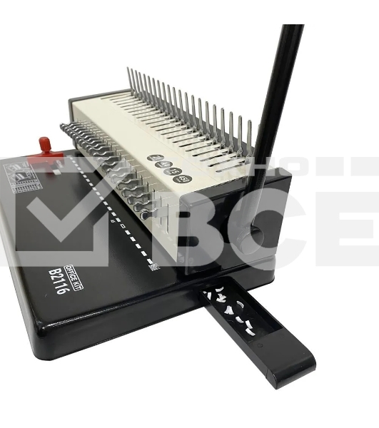 Переплетчик Office Kit B2116 A4/перф.13л.сшив/макс.450л./пластик.пруж. (4.5-45мм)