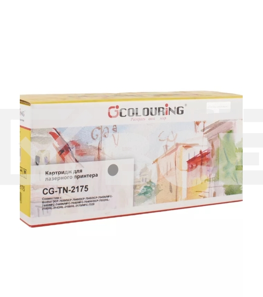 Картридж Colouring CG-TN-2175 чёрный (2600 стр.) для Brother HL-2140/2142/2150N/2170W/DCP-7030/7040/7045N/MFC-7320