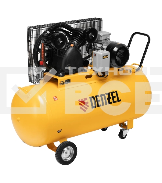 Компрессор воздушный рем. привод BCV 5500-T/270, 5,5 кВт, 270 литров, 850 л/мин Denzel