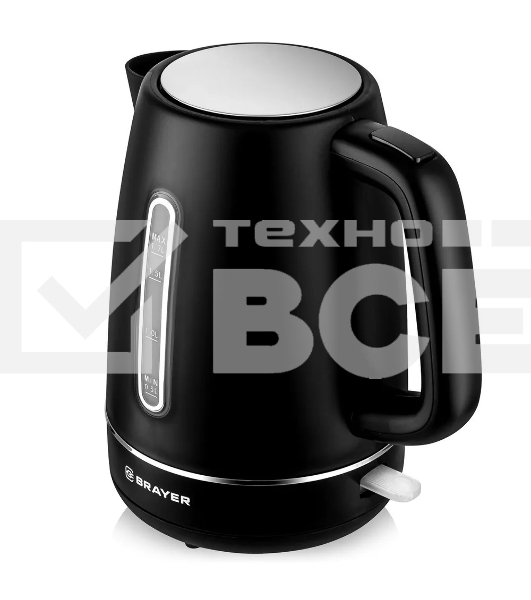Чайник BRAYER BR6103BK 2200Вт, 1.7л, черный
