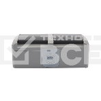 Блок из 2 розеток горизонтальный KRANZ INDUSTRIAL с заземлением открытой установки, IP54, серый, фото2