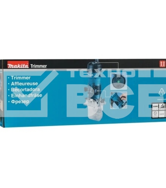 Фрезер Makita 3712 530Вт 32000об/мин макс.ход:42мм