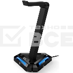 Держатель для наушников Headphone stand Genius GX-UH100, RGB, USB-A x2 / USB-C x2, USB 2.0, фото2