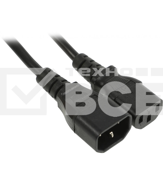 Шнур сетевой Rexant IEC 320 C13 – IEC 320 C14 3x1,0мм², 5 м