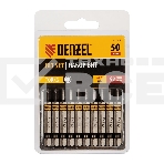 Набор бит Denzel TORX 6х50, сталь S2, шестигранный профиль, 10 шт., фото3