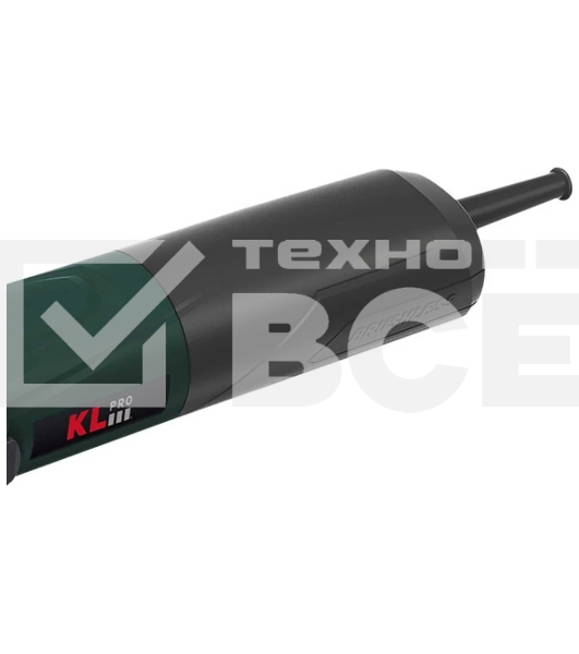 Угловая шлифовальная машина бесщеточная (болгарка) KLPRO KLAT11509 с регулировкой оборотов (сеть, 1150Вт, 115мм, 3000-11500об/мин)