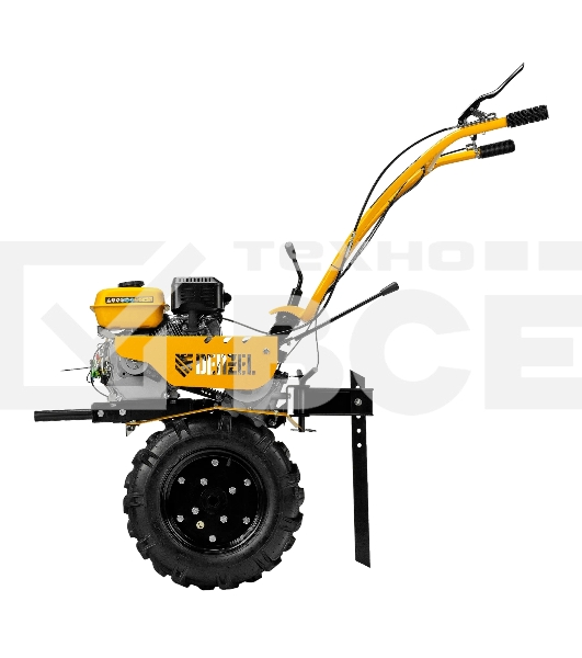 Мотоблок Denzel DPT-170S, 7 л.с., ремен.сцеп, фрез 3х4, ШОМ, передачи 2В/1Н