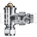 Набор термостатический угловой Royal Thermo Design Pro 15мм М30х1,5 (Хром), фото4