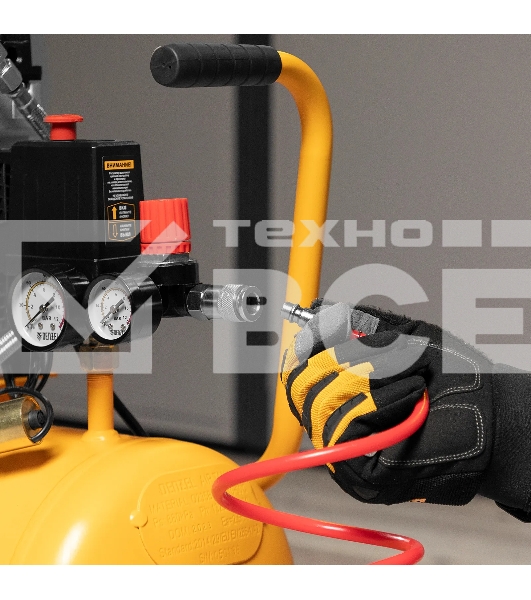 Компрессор Denzel DLS950/24 безмаслянный малошумный 950 Вт, 165 л/мин,ресивер 24 л