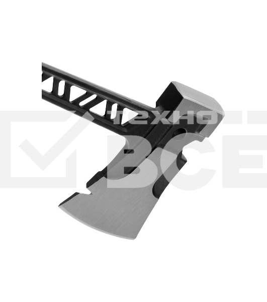 Топор цельнокованый Denzel 600 г, двухкомпонентная обрезиненная рукоятка