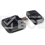 Кард-ридер Buro BU-CR-110 черный/MMC/MS/MS Duo/MS Micro M2/MS Pro/RS-MMC/SD/SDHC/TF/micro-SD/miсro-SDHC/USB 2.0/пластик, фото 1