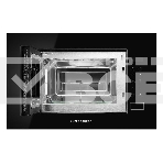 Встраиваемая микроволновая печь Kuppersberg HMW 620 B, объем 20 л, мощность 700 Вт, поворотный стол, High-Tech, 9 автоматических программ, гриль, сенсорное управление, черный, фото7