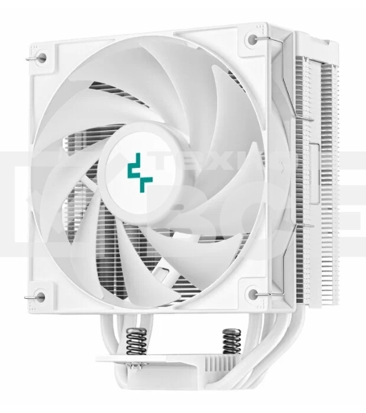 Кулер DEEPCOOL AG400 DIGITAL WH белый 120мм алюминий+медь 2100rpm 31.6db 4-pin 220W 152мм