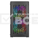 Корпус Powercase Mistral Micro D3B ARGB, Tempered Glass, 2x 140mm ARGB PWM+1x 120mm ARGB PWM, чёрный, mATX  (CMMDB-A3), фото4
