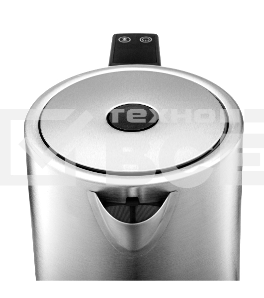 Чайник электрический BRAYER BR1060 2200 Вт, 1,7 л, стальной/черный