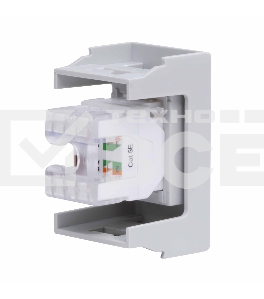 Розетка компьютерная DKC Viva 45138 RJ-45 кат.5E, 1 мод., серая