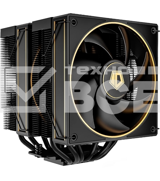 Кулер для процессора ID-Cooling FROZN A620 GDL черный/золотистый 120мм алюминий+медь 2000rpm 30db 4-pin 270W 154мм