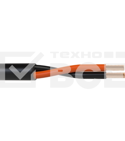 Кабель акустический 300 м, 16 AWG HighFlex, 1.5 мм2, диаметр 7.7мм, медь 84 x 0,15 мм, черный, бухта