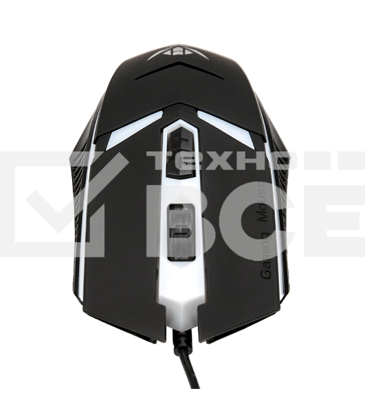 Мышь проводная Nakatomi MOG-02U черный, 1600 dpi, USB, кнопки - 5