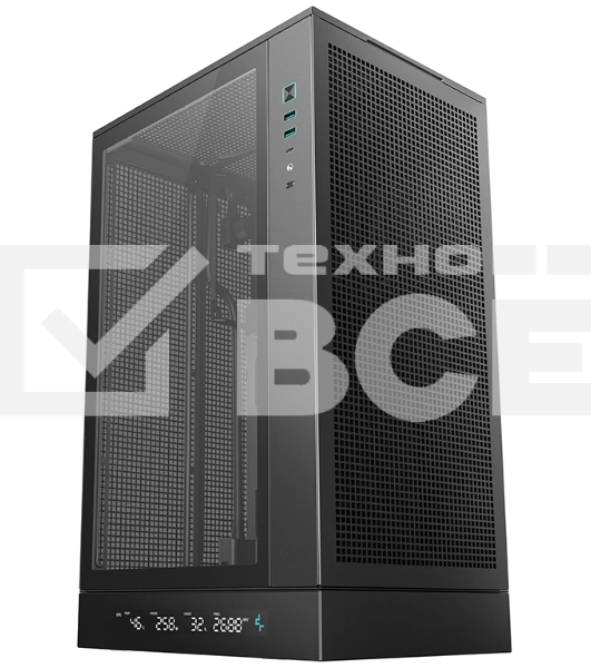 Компьютерный корпус Deepcool CH270 DIGITAL без БП, черный, MICRO ATX/MINI-ITX