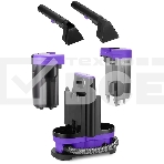 Пылесос моющий Kitfort КТ-5213 черный/фиолетовый, 450 Вт, уборка влажная, пылесборник контейнер 1.3 л, фото3