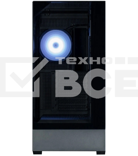 Компьютерный корпус ZALMAN P40 Prism, ATX, черный, WINDOW, 2x3.5