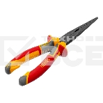 Длинногубцы прямые Denzel диэлектрические рукоятки до 1000 В, трехкомпонентные рукоятки, 205 мм, фото5