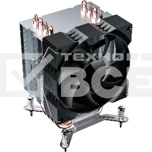 Устройство охлаждения(кулер) Digma D-CPC130-PWM1 Soc-AM5/AM4/1151/1200/1700 черный 4-pin Al+Cu 130W OEM