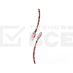 Кабель для зарядки и передачи данных S14 MicroUSB красный/черный, 3 А, 1 м, Smartbuy (iK-12-S14rb), фото 1