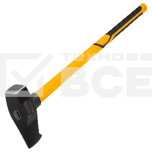 Колун-кувалда Denzel 4000 г, кованая, фибергласовая рукоятка c TPR покрытием, 880 мм