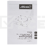 Плита настольная электрическая Atlanta ATH-1736 белый, одноконфорочная, фото4