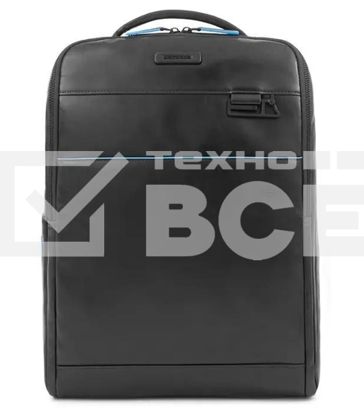 Рюкзак мужской Piquadro Blue Square Revamp CA4818B2V/N черный кожа
