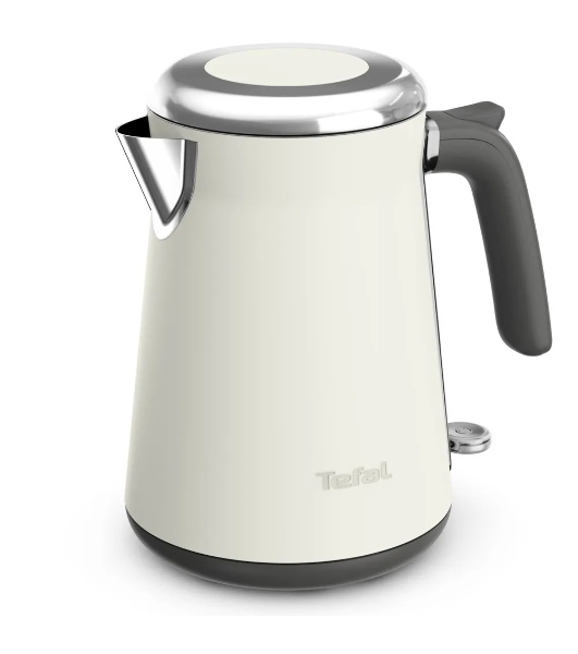 Электрочайник Tefal KI666AE0 молочный, 1.7 л, 2400 Вт, скрытый нагревательный элемент