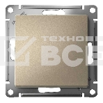 Механизм выключателя 1-кл. AtlasDesign (сх.1) 10АХ шампань SchE ATN000511, фото2