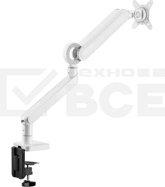 Кронштейн для мониторов Ultramounts UM719W белый 17'-35' макс.10.5кг крепление к столешнице поворот и наклон